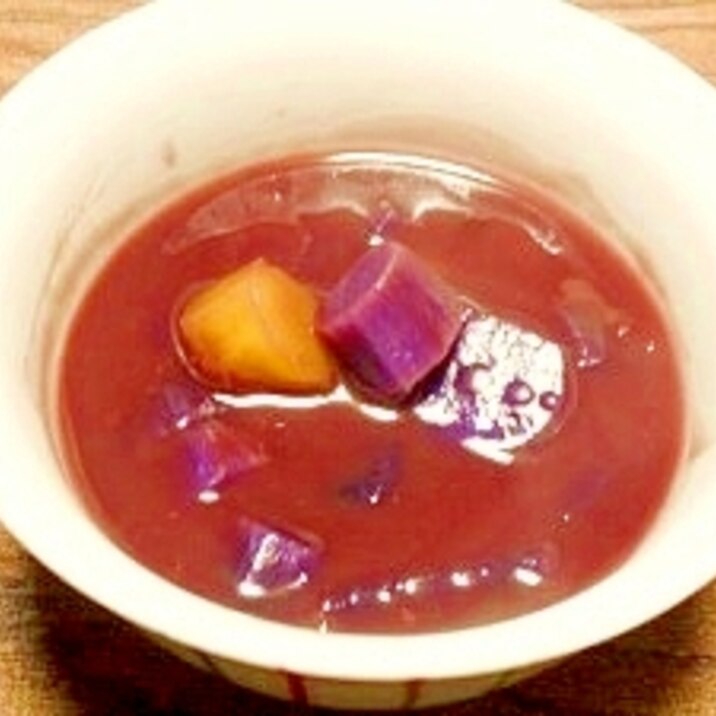 紫芋･サツマイモ☆お汁粉